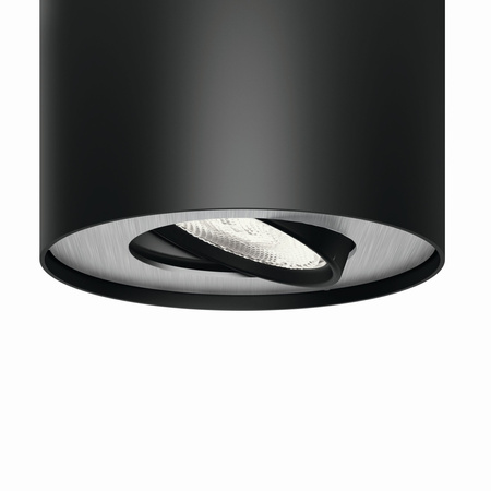LED PHASE Anbauleuchte 6.5W 2700K Dimmbar Beweglich Schwarz PHILIPS