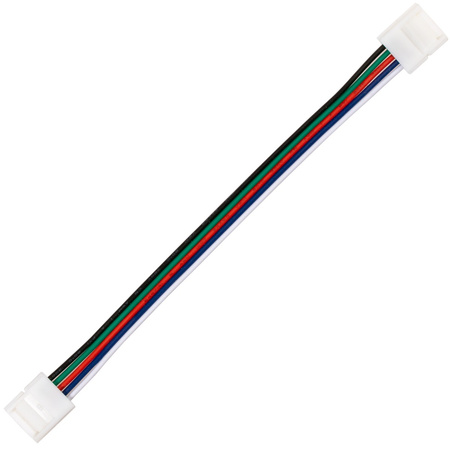 5PIN RGB+W LED-Streifenanschluss 2-seitig mit 10-mm-Kabel