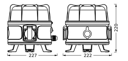 LED-Arbeitsleuchte Flutlicht 30W 3700lm 6500K 360° LEDVANCE