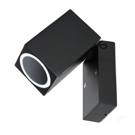 LED-Gartenlampe QUAZAR 15 GU10 IP44 KOBI ALUMINIUM SCHWARZ