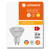 GU10 LED Leuchtmittel 3,7W = 35W 230lm 2700K Warm 36° CRI90 Dimmbares Glas LEDVANCE Superior