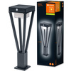 Außengartenlampe POST Solar 6W 550lm 3000K 50cm Bewegungssensor Schwarz Endura Style SOL LEDVANCE