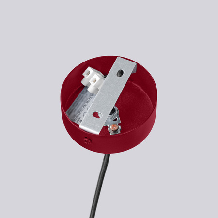 Kronleuchter Pendelleuchte 6x G9 Aluminium Burgund Halo French Sky SL.1837 Sollux