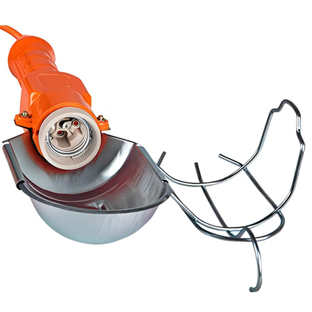 Werkstatt-LED-Taschenlampe E27 230V auf 5m Kabel