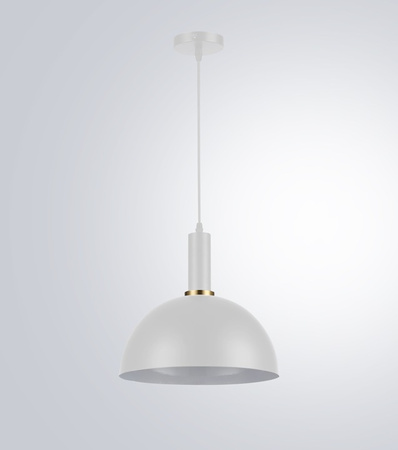 Masterled Koko Weiß Kupfer E27 Hängeleuchte