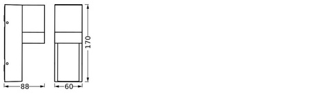 LED GU10 IP65 IK05 Grau Endura Ledvance Outdoor Garten Wandlampe