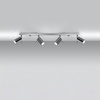 Anbauleuchte RING 4L 4xGU10 Reflektor Halogen Beweglich Minimalistisch Chrom SOLLUX