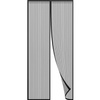 Magnetischer Türvorhang Moskitonetz 80/90/100 x 210/220cm schwarz