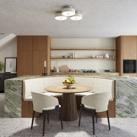 LED Plafond Deckenleuchte 4x E27 Beige OMIQ Crimson SL.1679 Sollux