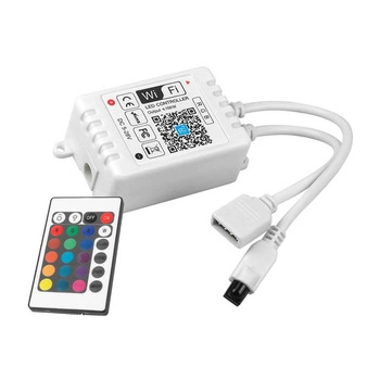 RGB WiFi LED Controller ALEXA IR24 Fernbedienung 8A 96W Ecolight