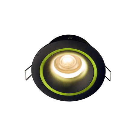 HALOGEN-Leuchte Unterputz-Hermetik-Unterputzleuchte FOXTROT 8374 GU10 Schwarz IP54 FEST