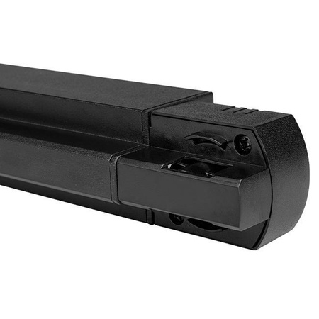 LED-Schienenleuchte Aluminiumstreifen 1-phasig 30W 1200lm 4000K schwarz