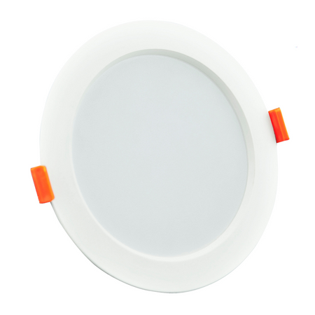 Set mit 3 x runden LED-Einbauleuchten MIRO Weiß 6W 400lm 3000K GOLDLUX (Polux)