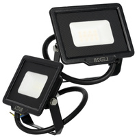 LED Fluter 10W 800lm 6000K IP65 Schwarz LED2B KOBI MH