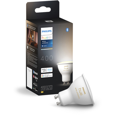 LED GU10 Reflektorlampe 4.2W = 50W 400lm 2200-6500K CCT SMART Smart Bluetooth ZigBee Weißes Ambiente Philips HUE