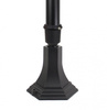 Outdoor-Gartenlampenmast LATERNE E27 Retro Maxi K 5002/1 BD 45 170cm schwarz Su-Ma
