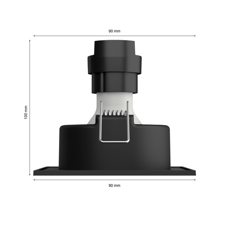 LED-Einbauleuchte 4.2W 400lm IP20 Weiß und Farbe Ambiance RGB + TW Aluminium Smart SMART Zigbee Bluetooth Centura Philips HUE