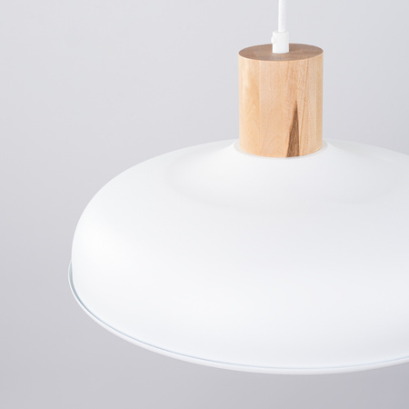 INDY E27 Weiß Skandinavische Pendel-Deckenleuchte SOLLUX