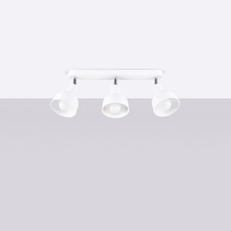 Deckenleuchte ELBA 3xE27 Reflektor Moving white Loft SOLLUX