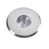 LED-Deckeneinbauleuchte HAXA 1,2W 110lm 3000K Warm Aluminium KANLUX