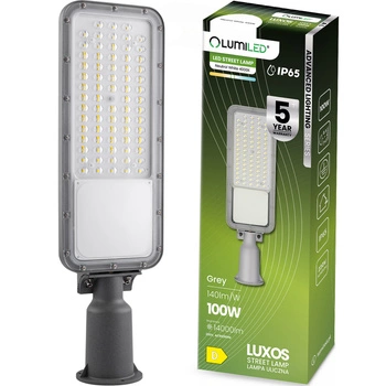 LED-Straßenlampe 100W, Industrielle Straßenleuchte 14000lm 4000K IP65 Advanced Lighting Series LUMILED