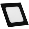 LED Panel Decke 6W 4000K 360lm 11cm Quadratisch Aufbaumontage Schwarz