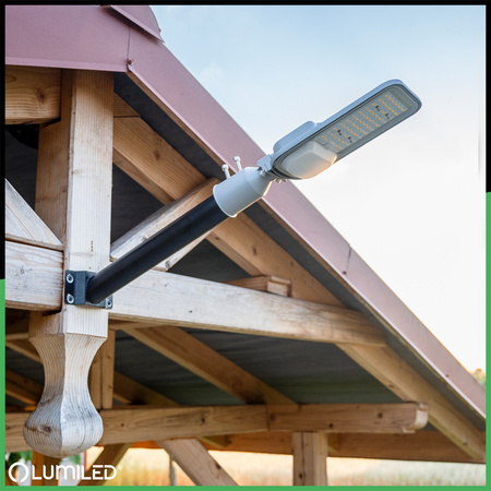 LED-Straßenlampe LUXOS2 Industrie-Straßenleuchte 50W 7000lm 4000K IP65 ALS LUMILED