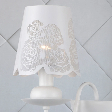 FABRIZIA E14 Wandleuchte Weiß 36cm - GOLDLUX (Polux)