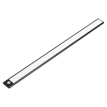 LED-Unterschrankleuchte Möbelleiste 2W 4500K 40cm mit Bewegungsmelder Schwarz
