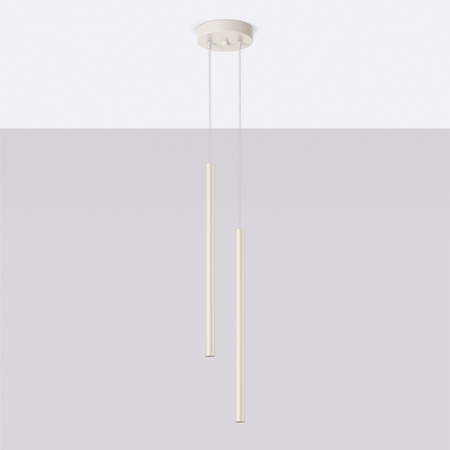 Decke Hängelampe Tuba Spot 2x G9 Beige Pastelo Ocean Green SL.1513 Sollux