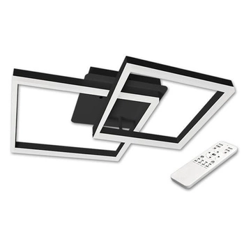 LED-Kronleuchter-Deckenleuchte 70W CCT GALAXIS HERCULES Schwarz + Fernbedienung