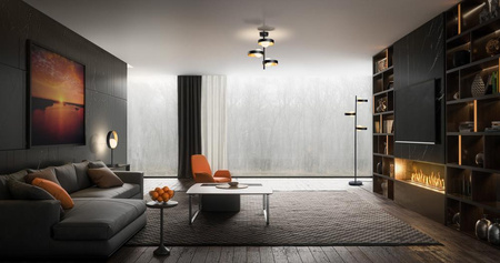 Dekorative Deckenleuchte 3xG9 Schwarz Memphis Decke LEDVANCE