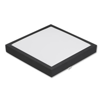Deckenaufbauleuchte LED-Panel 18W 4000K Schwarzes Quadrat Proma LVT