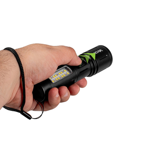 Wiederaufladbare taktische LED-Taschenlampe 5W 260lm Handheld Power + SMD VA0184 VAYOX