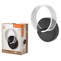 LED-Decken-Wandleuchte Wand-Anbauleuchte 8W 370lm CCT Dekorativ Schwarzer Kreis Ledvance