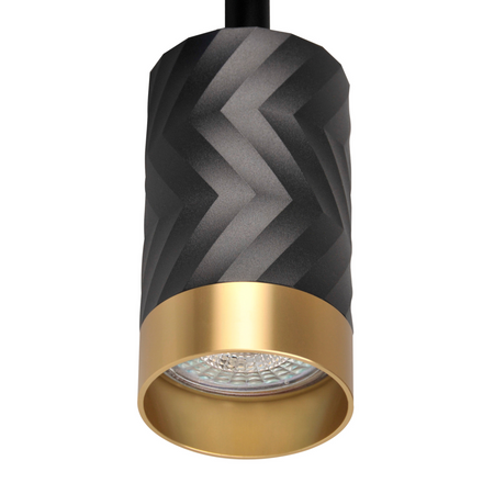 Wand- & Deckenstrahler 4x GU10 Schwarz Gold ARRAS Sanico Goldlux