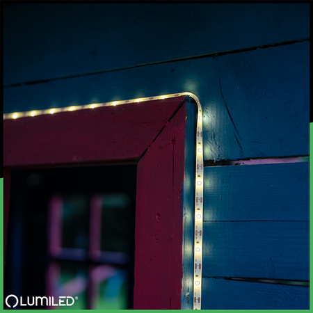 LED-Solarbänder 150x LED AVERO 3000K Warm IP44 5m LUMILED