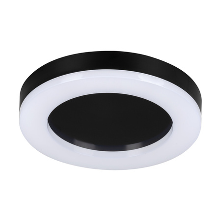 LED-Deckenleuchte TURA 24W 1800lm 4000K IP65 Schwarz Rund KANLUX