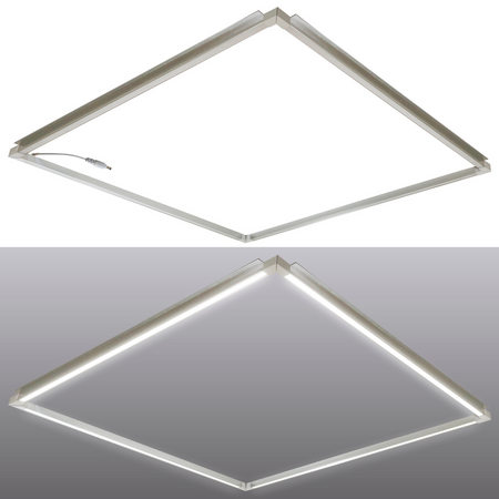 Leuchtrahmen LED Panel UNTERPUTZ 40W 60x60 cm 3300lm NEUTRAL GOLDLUX (Polux)
