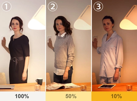 LED BALL FILAMENT E27 Glühbirne 4W = 40W 2700K Warm Dimmbar 3-STUFEN Kobi