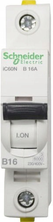 B16A Leistungsschalter 1P Schneider-Sicherung