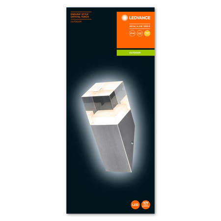 Wandleuchte POCHODNIA moderne Fassadenleuchte 4.5W 3000K Endura Style CRYSTAL LEDVANCE