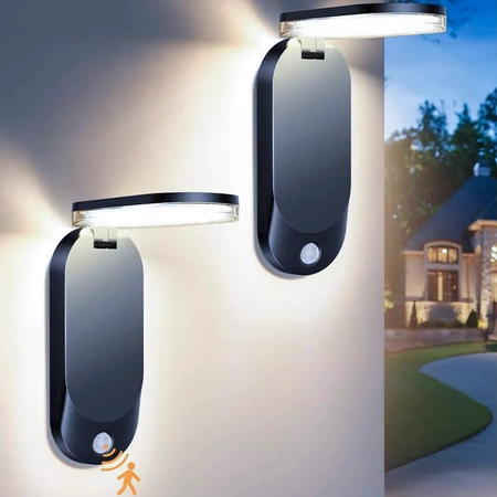 LED-Solar-Gartenleuchte Bewegungs- und Dämmerungssensor 4000K IP65