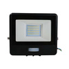 LED Fluter 20W 1510lm 4000K IP65 Schwarz mit Bewegungssensor und CUT-OFF-Funktion Samsung Chip VT-128S-1-B V-TAC