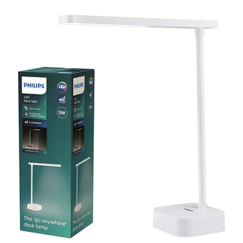 LED-Tisch-Schreibtischlampe TILPA 5W 5000K Dimmbar Weiß PHILIPS