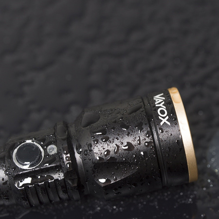 XP-E LED Taktische Taschenlampe 800 LM USB ZOOM wiederaufladbare Handlampe VA0027 VAYOX