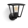INARA E27 IP44 LED-Fassadenlaterne Gartenlampe Schwarz PHILIPS HUE