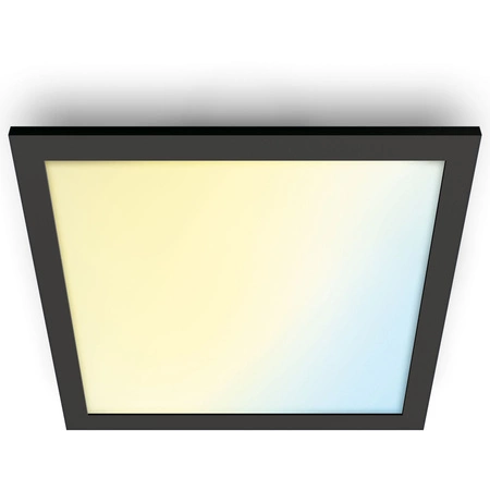 LED-Oberflächenpanel 30x30 Deckenleuchte 12W CCT TW Schwarz SMART WiFi WiZ