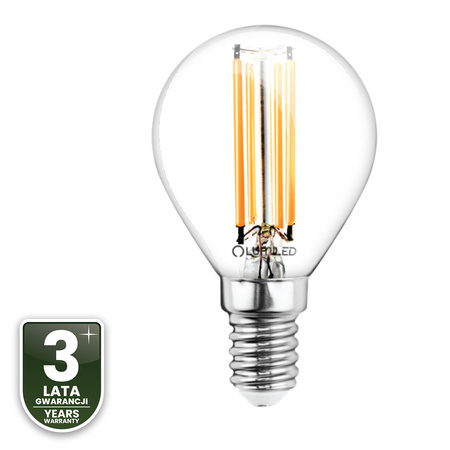 6x LED Lampen E14, Glühbirne P45 Kugeln 7W = 60W 806lm 360° 3000K warm Glühfaden LUMILED