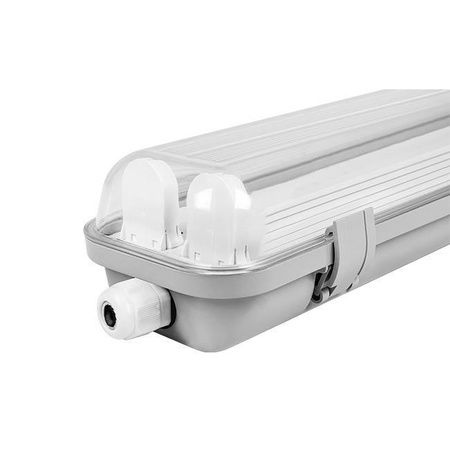 Flammensichere 120cm 2xT8 G13 IP65 Transparente Masterled Leuchte